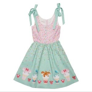 Loungefly stitch shoppe Disney ice cream dress XS